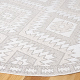 Safavieh Prairie 300 6'-7" x 6'-7" Rug in Beige / Ivory