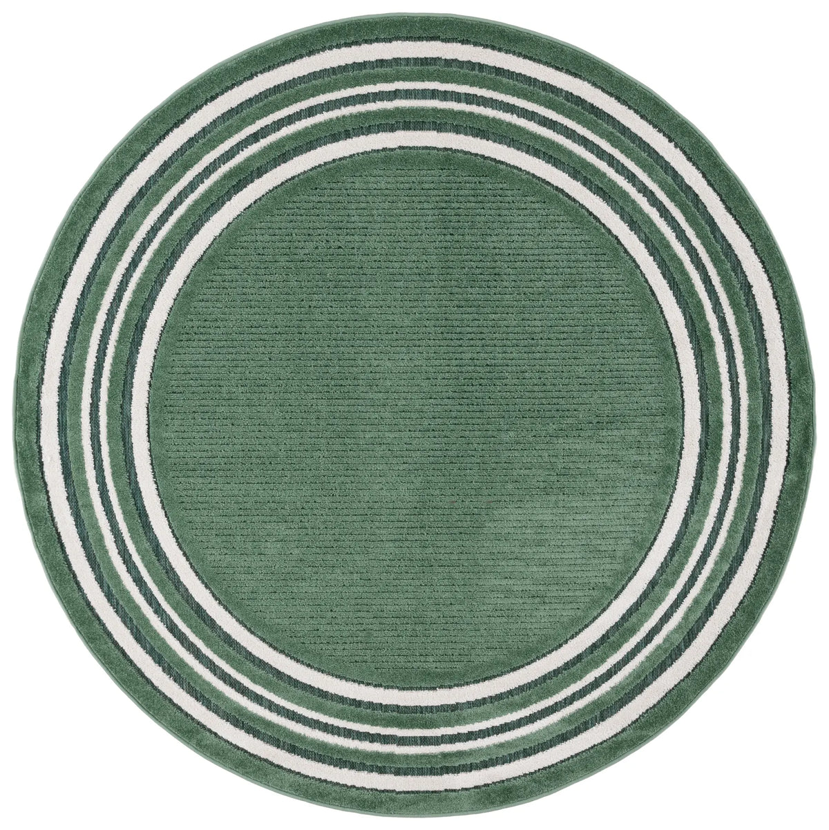 Safavieh Cabana 6'-7" x 6'-7" Rug in Green / Ivory