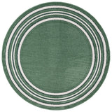 Safavieh Cabana 6'-7" x 6'-7" Rug in Green / Ivory