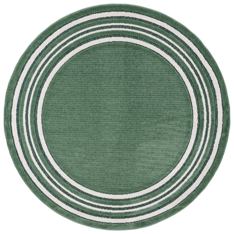 Safavieh Cabana 6'-7" x 6'-7" Rug in Green / Ivory