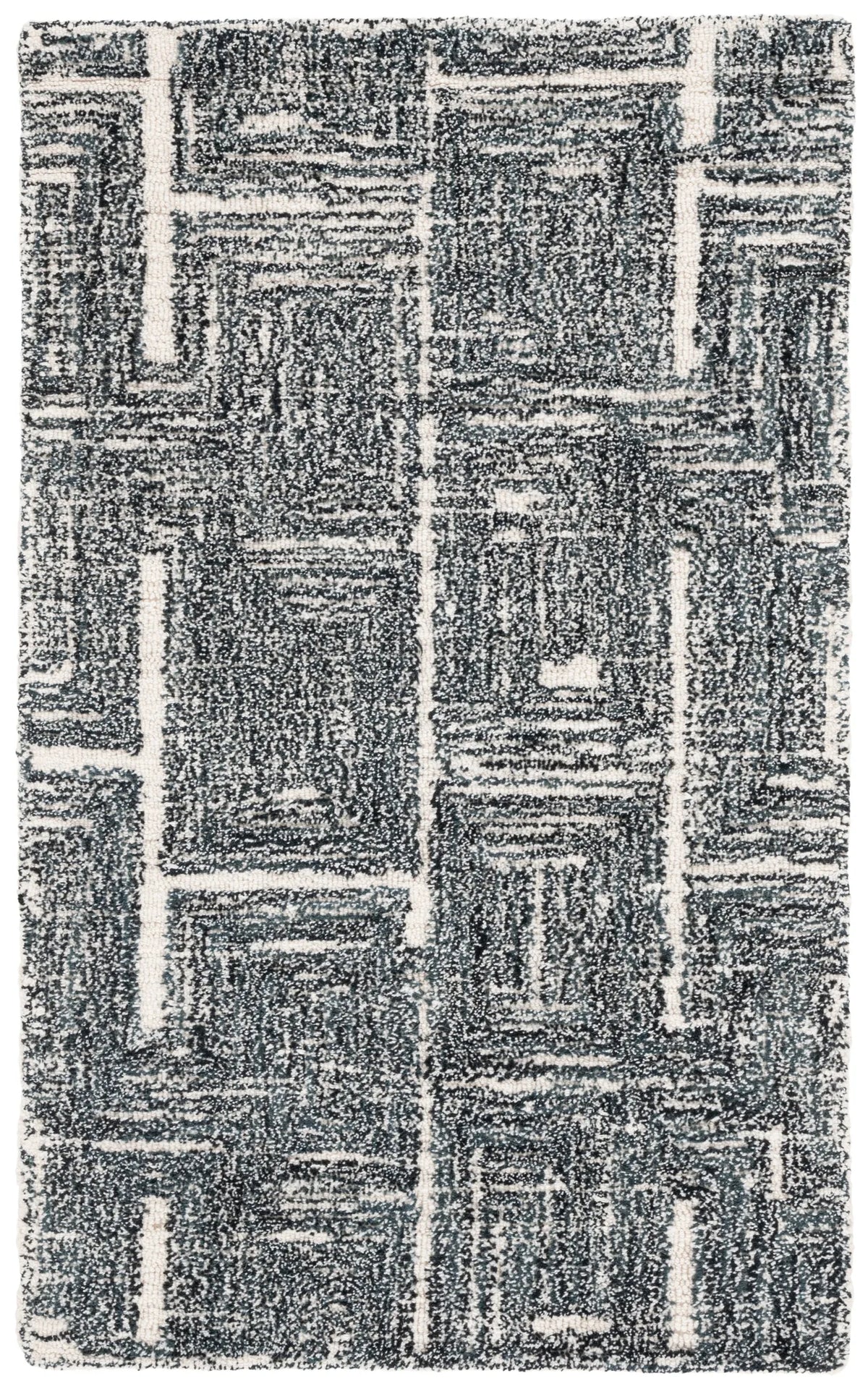 Safavieh Metro 3'-0" x 5'-0" Rug in Black / Ivory