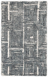 Safavieh Metro 3'-0" x 5'-0" Rug in Black / Ivory