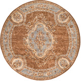 Safavieh Empire 8'-0" x 8'-0" Rug in Blue / Brown
