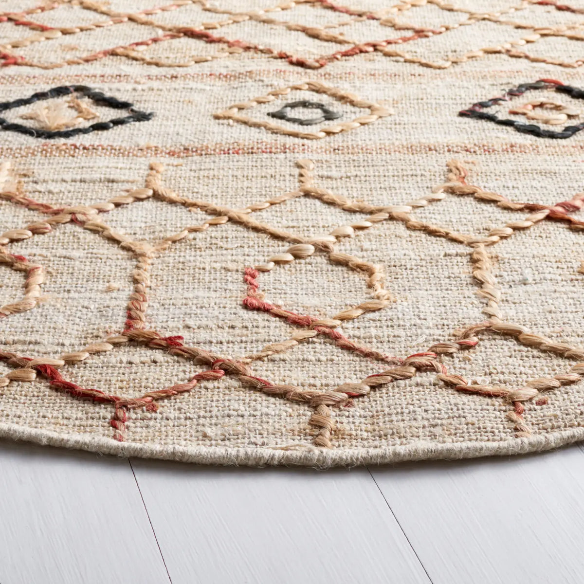 Safavieh Natural Fiber 6'-0" x 6'-0" Rug in Natural / Ivory