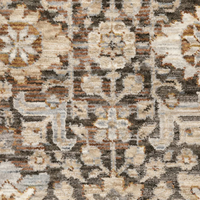 Oriental Weavers Sphinx Maharaja 071N1 Charcoal/Ivory Rugs - room scene 2