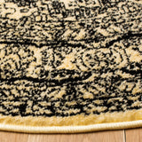 Safavieh Adirondack 4'-0" x 4'-0" Rug in Gold / Black