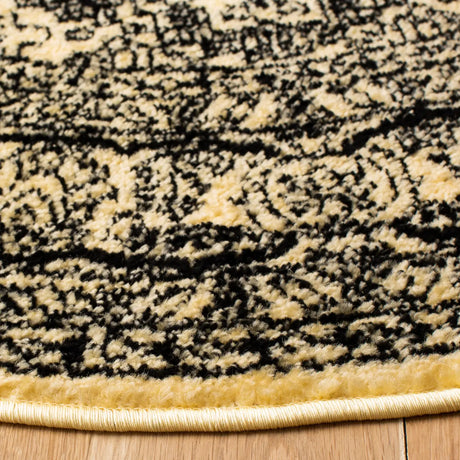 Safavieh Adirondack 4'-0" x 4'-0" Rug in Gold / Black