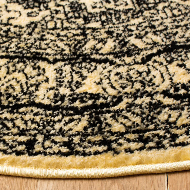 Safavieh Adirondack 4'-0" x 4'-0" Rug in Gold / Black
