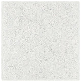 Safavieh Micro-Loop 5'-0" x 5'-0" Rug in Grey / Ivory