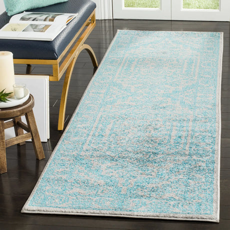 Safavieh Adirondack 2'-6" x 8'-0" Rug in Light Grey / Teal