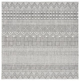 Safavieh Courtyard 6'-7" x 6'-7" Rug in Ivory / Black