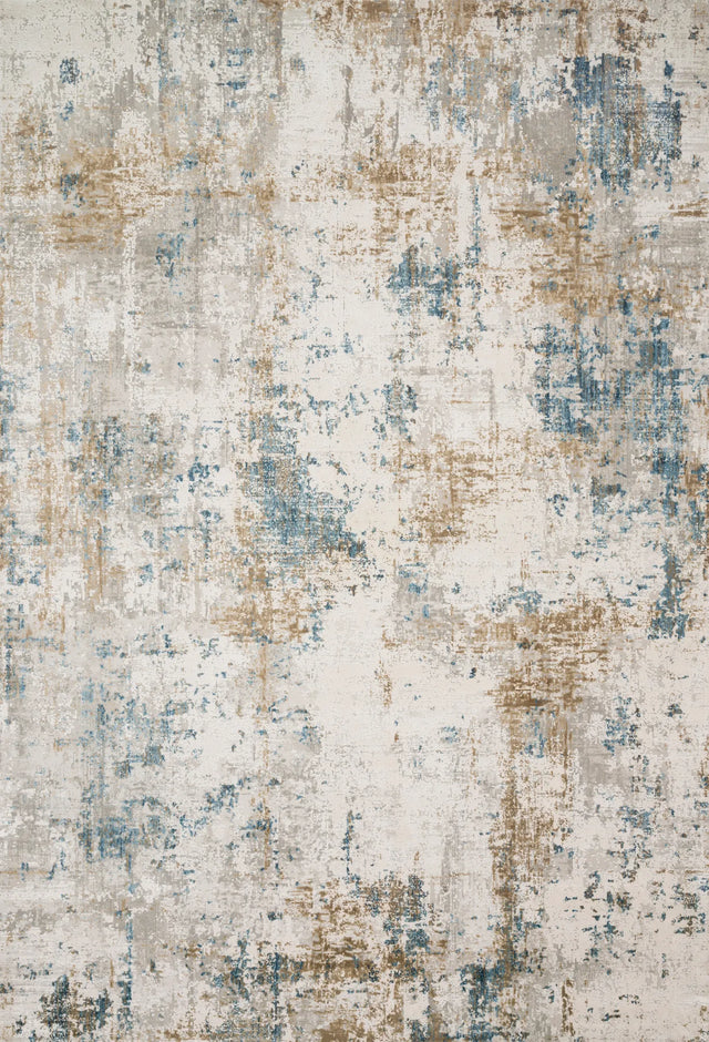 Loloi Sienne Sie-04 Ivory / Gold Rugs - main flat