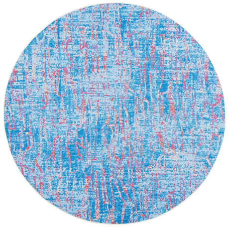 Safavieh Summer 6'-7" x 6'-7" Rug in Blue / Red