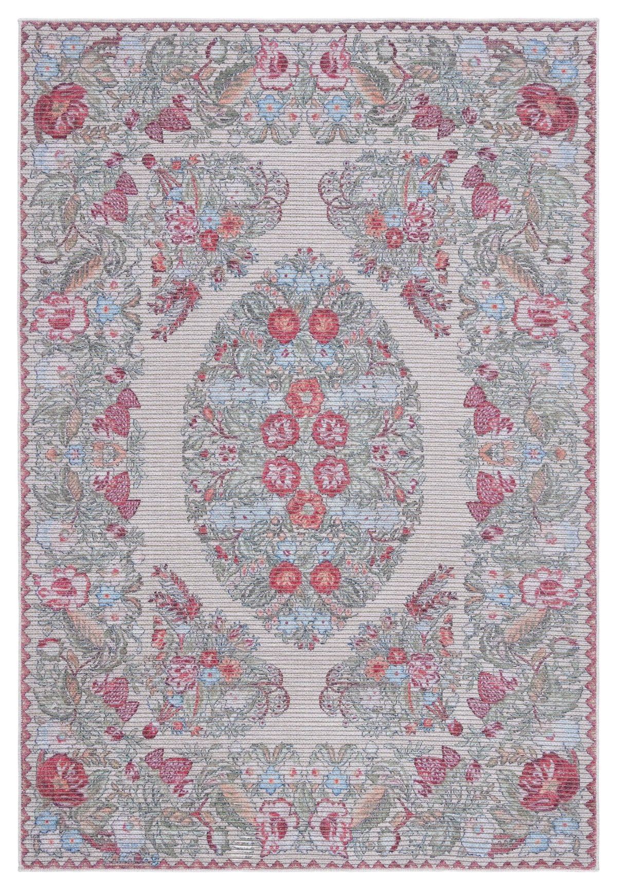 Safavieh Besarabian 4'-0" x 6'-0" Rug in Beige / Sage