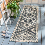 Safavieh Veranda 2'-3" x 10'-0" Rug in Beige / Grey