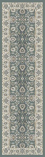 Dynamic Rugs Yazd 2803 Power Loomed Traditional Grey/Ivory Rug - Runner