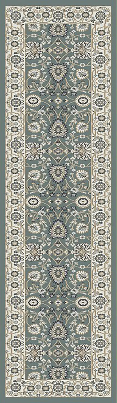 Dynamic Rugs Yazd 2803 Power Loomed Traditional Grey/Ivory Rug - Runner