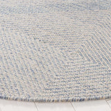 Safavieh Montauk 6'-0" x 6'-0" Rug in Light Blue