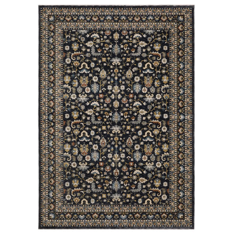 Oriental Weavers Sphinx ELIANA ELI04 Blue Border Rugs - main flat