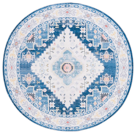 Safavieh Arizona 6'-0" x 6'-0" Rug in Navy / Ivory