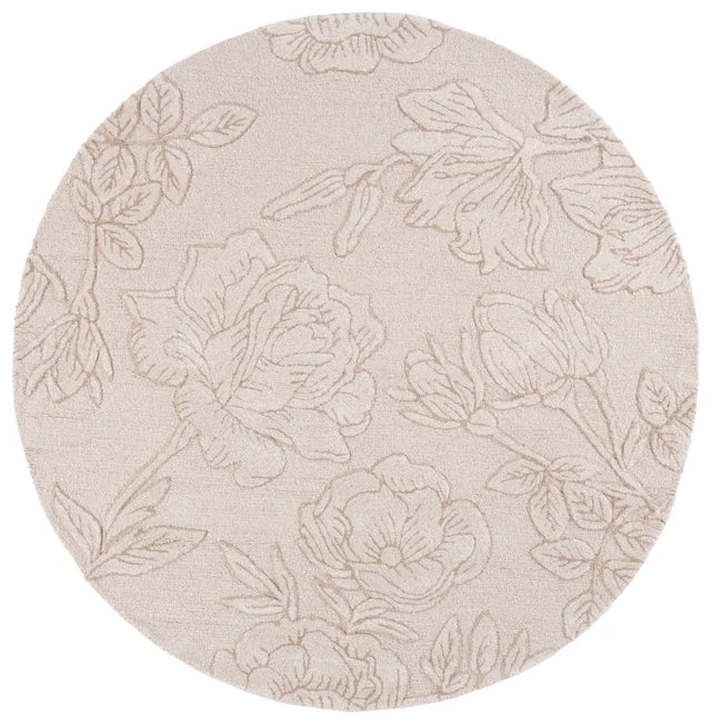 Safavieh Glamour 6'-0" x 6'-0" Rug in Ivory / Beige