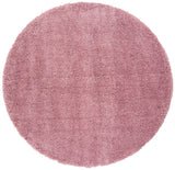 Safavieh Fontana Shag  800 6'-7" x 6'-7" Rug in Pink