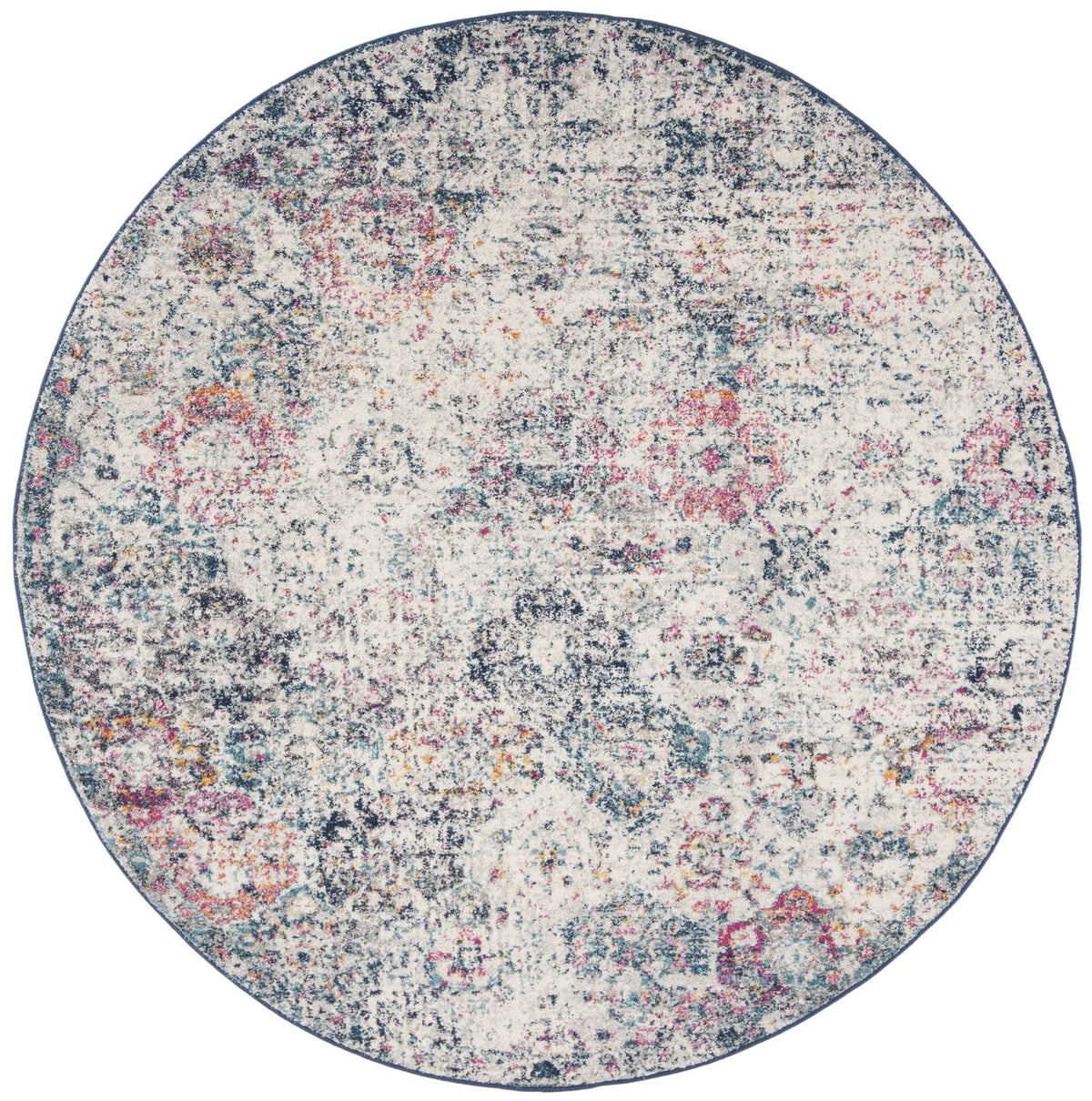 Safavieh Madison 10'-0" x 10'-0" Rug in Navy / Teal