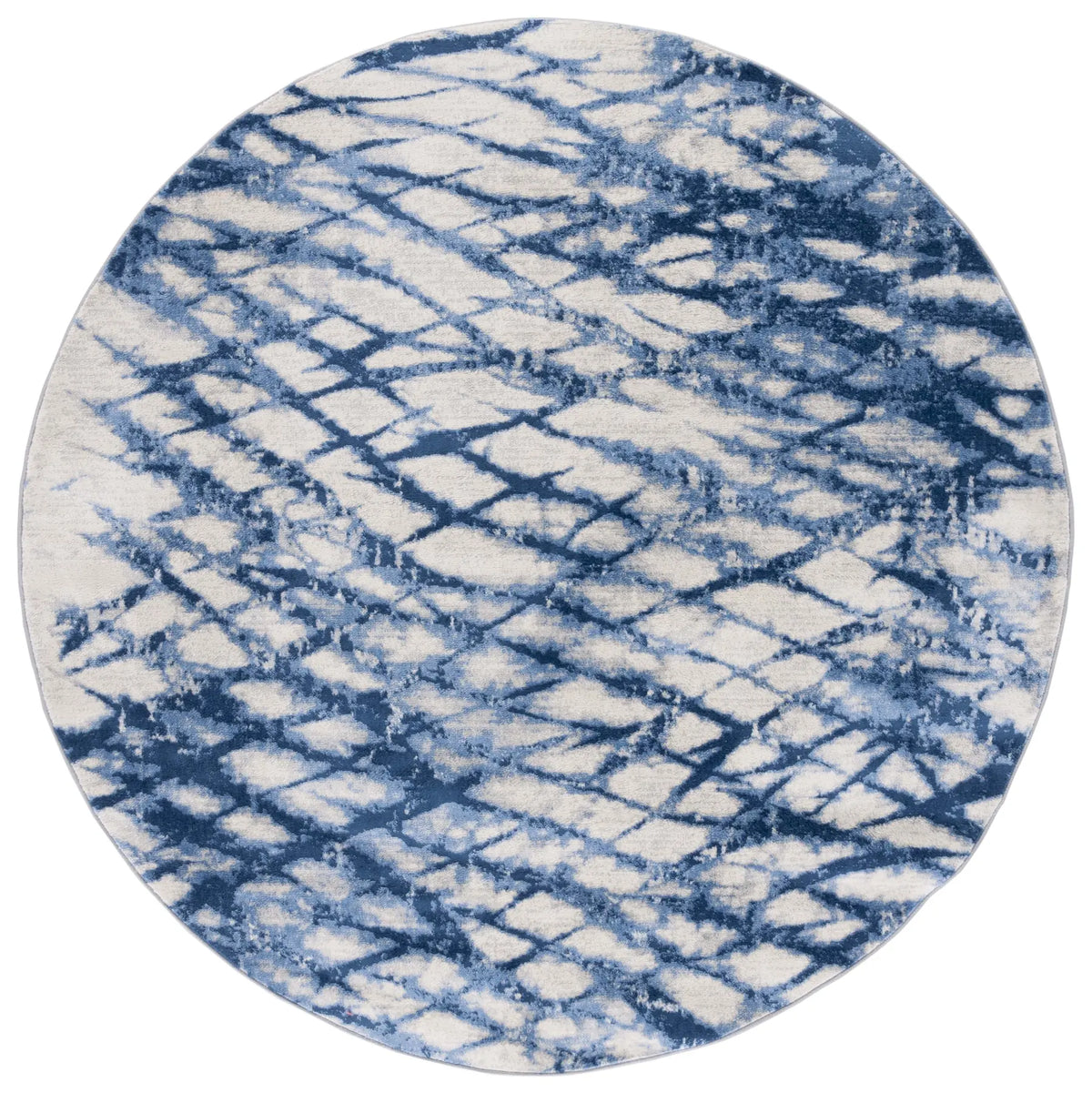 Safavieh Jasper 100 6'-7" x 6'-7" Rug in Navy / Ivory