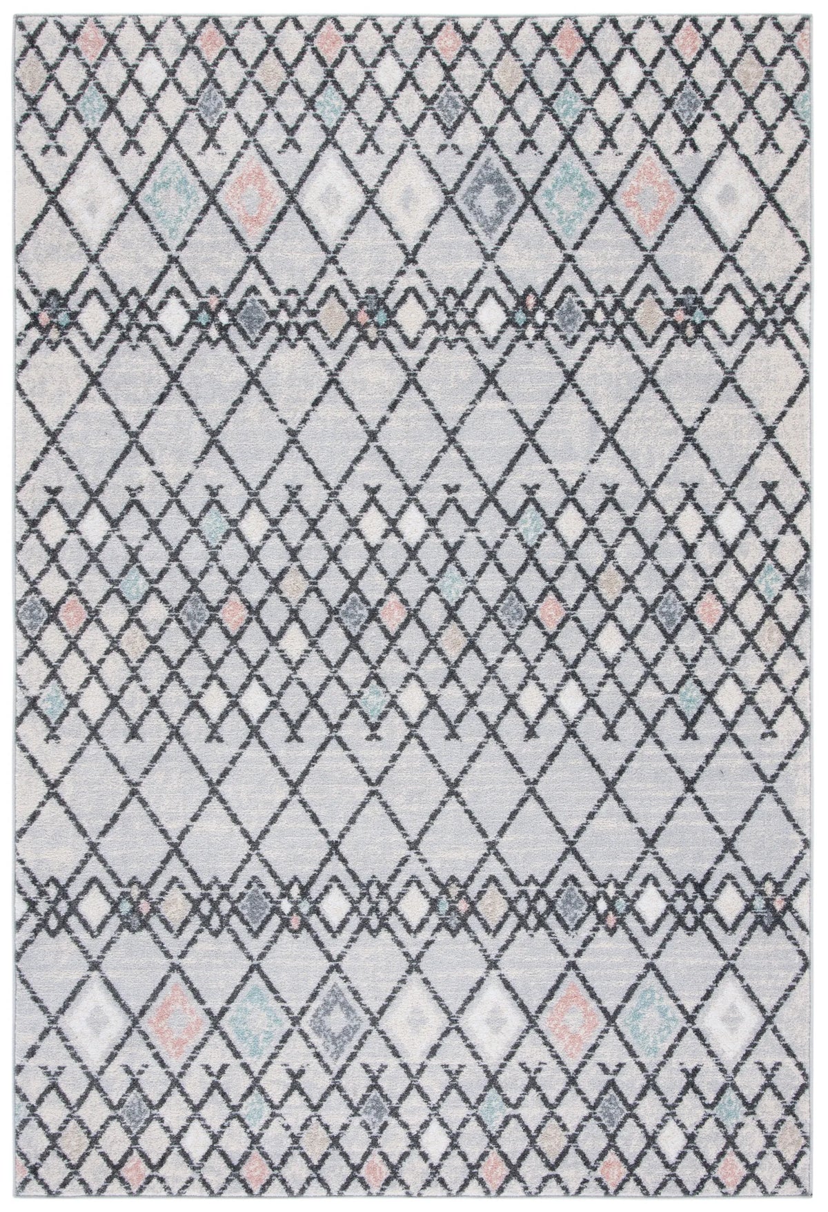 Safavieh Amsterdam 4'-0" x 6'-0" Rug in Grey / Ivory