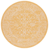 Safavieh Courtyard 6'-7" x 6'-7" Rug in Gold / Ivory
