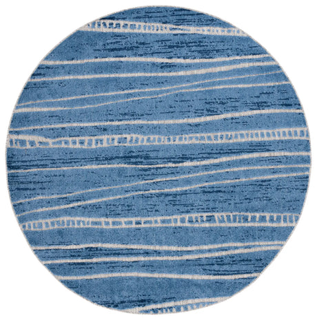 Safavieh Cottage 6'-7" x 6'-7" Rug in Blue