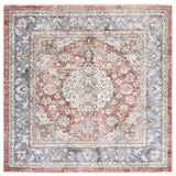 Safavieh Jasmine 5'-3" x 5'-3" Rug in Rust / Blue