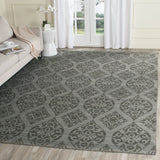 Safavieh Kilim 8'-0" x 10'-0" Rug in Grey / Dark Grey