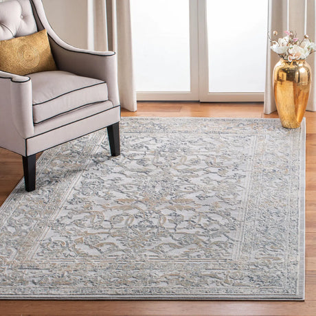 Safavieh Cosmopolitan 600 4'-0" x 6'-0" Rug in Cream / Grey