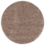 Safavieh Penelope Shag 6'-7" x 6'-7" Rug in Taupe