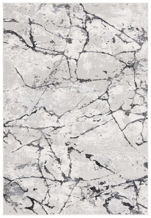 Safavieh Hanna 4'-0" x 6'-0" Rug in Grey / Ivory Dark Grey