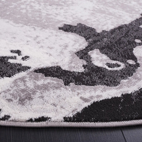 Safavieh Amelia 6'-7" x 6'-7" Rug in Charcoal / Grey