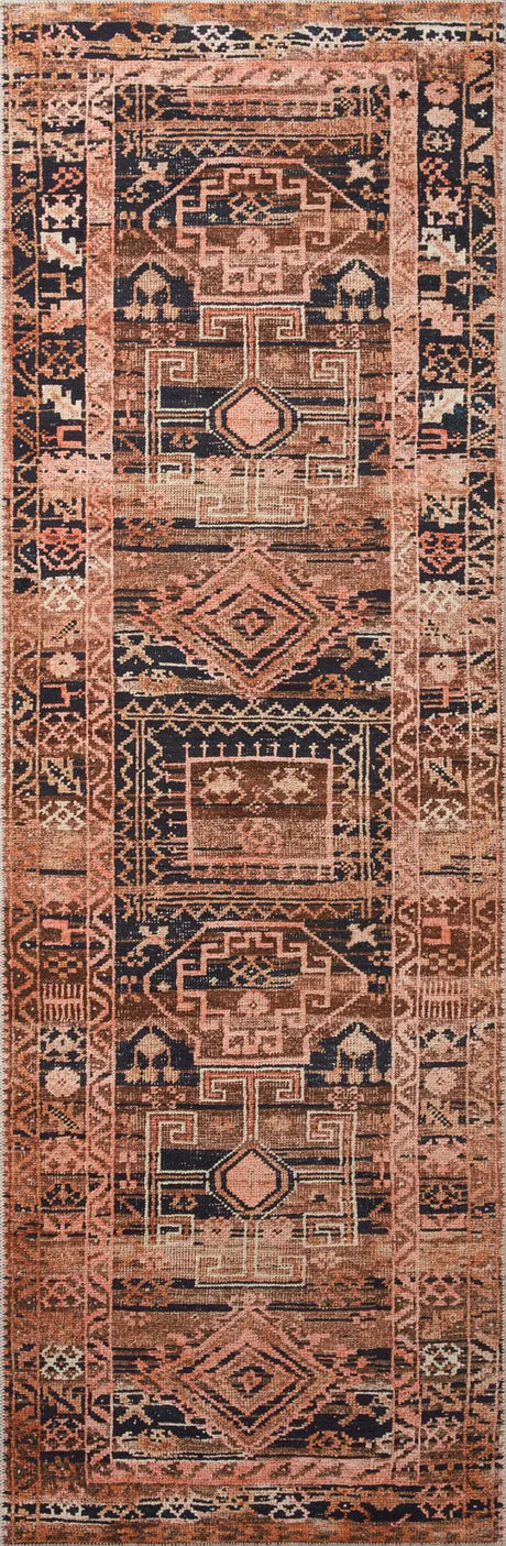 Loloi Layla Lay-14 Mocha/Blush Rugs - runner flat