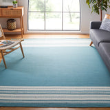 Safavieh Dhurries 8'-0" x 10'-0" Rug in Turquoise