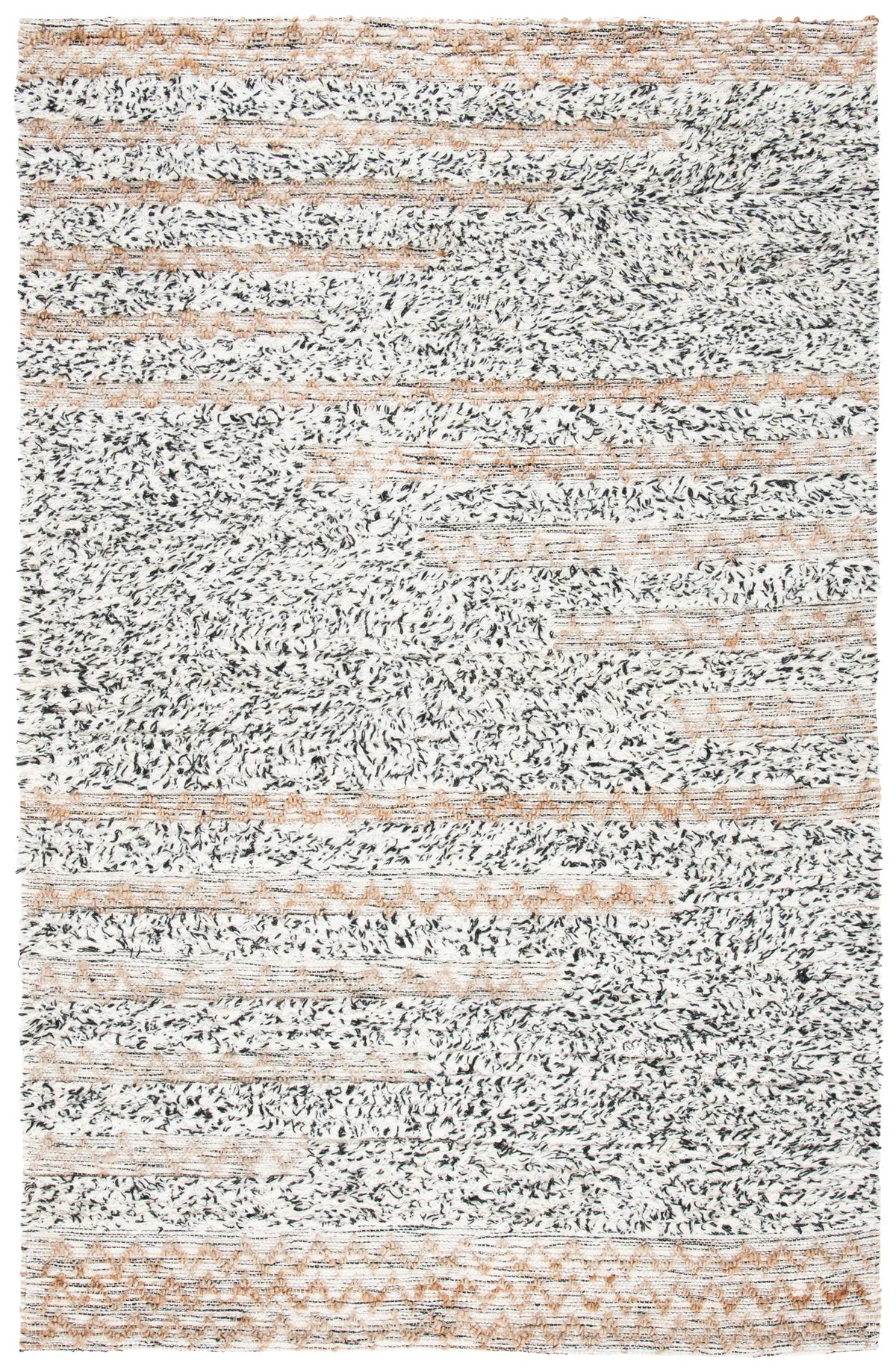 Safavieh Natura 4'-0" x 6'-0" Rug in Ivory / Black