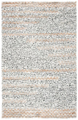 Safavieh Natura 4'-0" x 6'-0" Rug in Ivory / Black