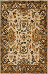 Loloi Victoria Vk-02 Ivory / Dk Taupe Rugs - main flat