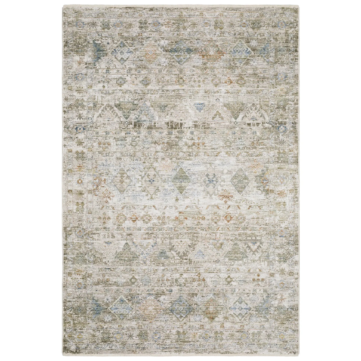 Oriental Weavers Sphinx Avalon AVA05 Blue Rugs - main flat