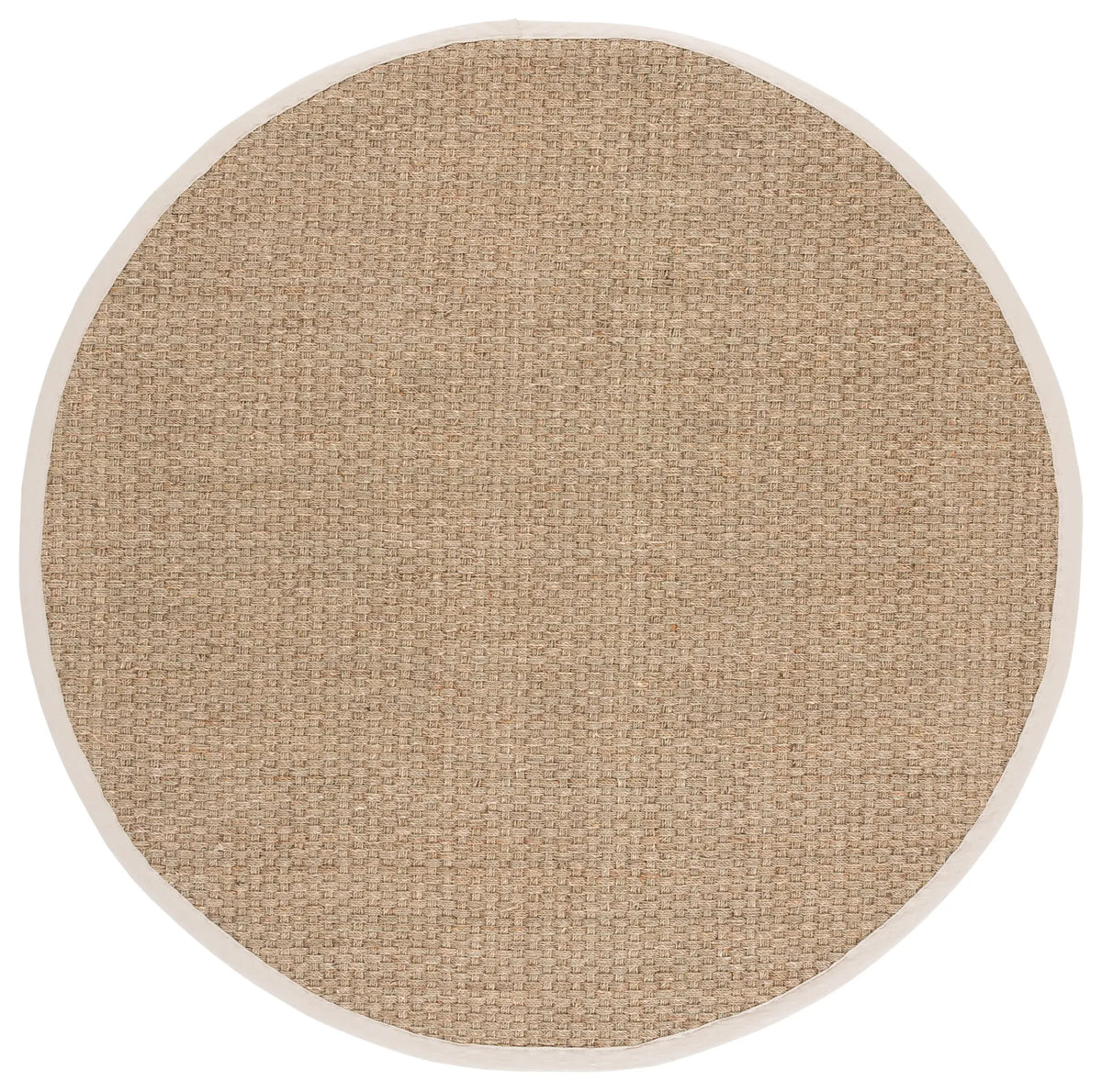 Safavieh Natural Fiber 5'-0" x 5'-0" Rug in Natural / Ivory