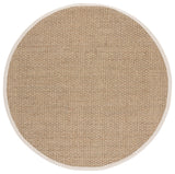 Safavieh Natural Fiber 5'-0" x 5'-0" Rug in Natural / Ivory