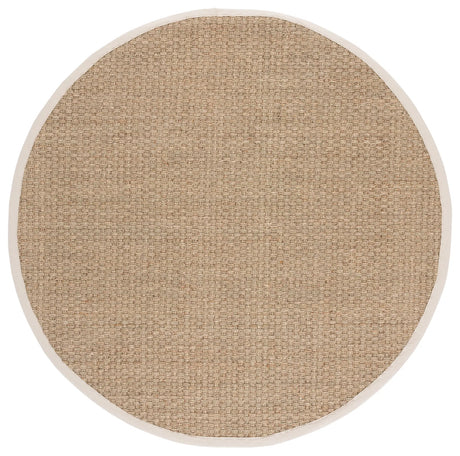 Safavieh Natural Fiber 5'-0" x 5'-0" Rug in Natural / Ivory