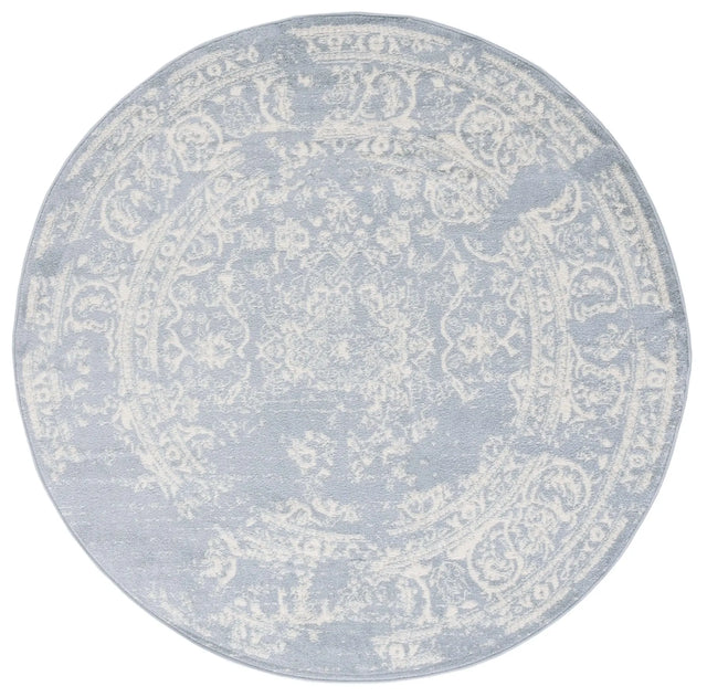 Safavieh Adirondack 6'-0" x 6'-0" Rug in Slate / Ivory