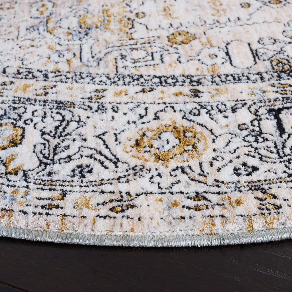 Safavieh Moondust 600 6'-0" x 6'-0" Rug in Ivory / Blue