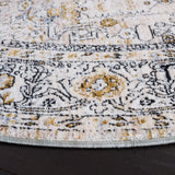 Safavieh Moondust 600 6'-0" x 6'-0" Rug in Ivory / Blue