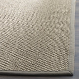 Safavieh Natural Fiber 6'-0" x 9'-0" Rug in Natural / Grey